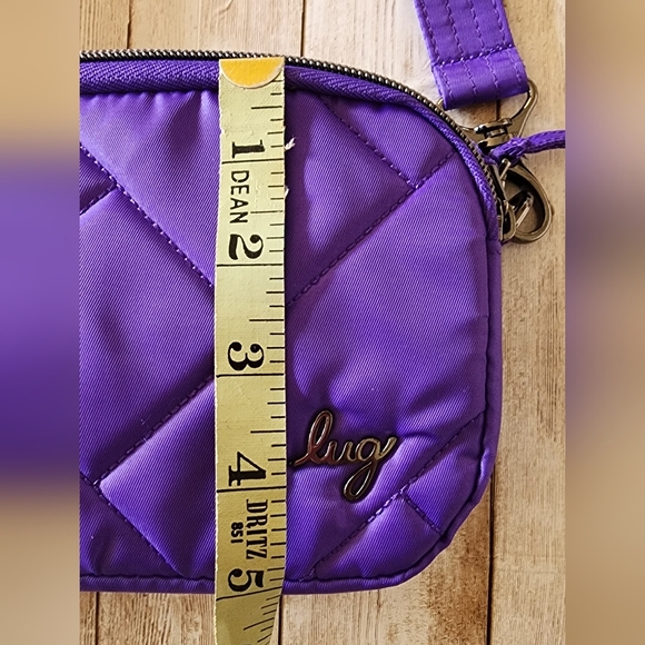 Lug Coupe SE Crossbody Bag Convertible Belt Fanny Pack Violet Purple Nylon NWOT - Picture 5 of 8